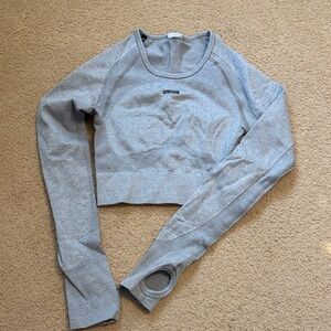 Gymshark Heather Gray Crop Top